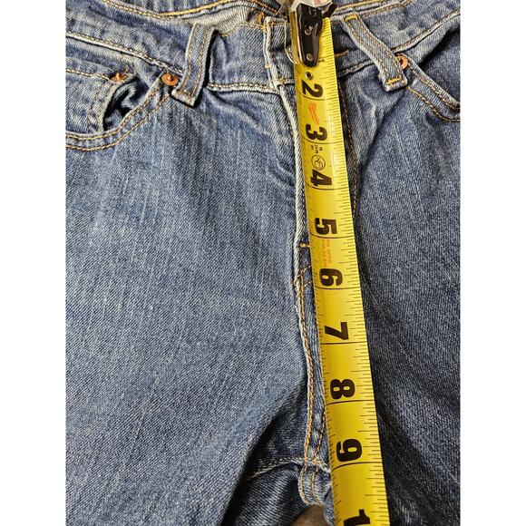 Levi's Blue Denim 515 Bootcut Women's Boot Cut Jeans Classic Style Sz 4S - Picture 8 of 9